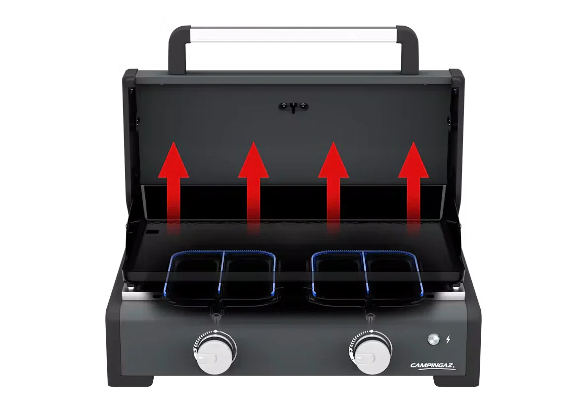 Campingaz Sigma 2 Gas Plancha Griddle with Hood