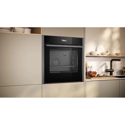 NEFF B54CR31G0B Built-in Slide & Hide Single Oven
