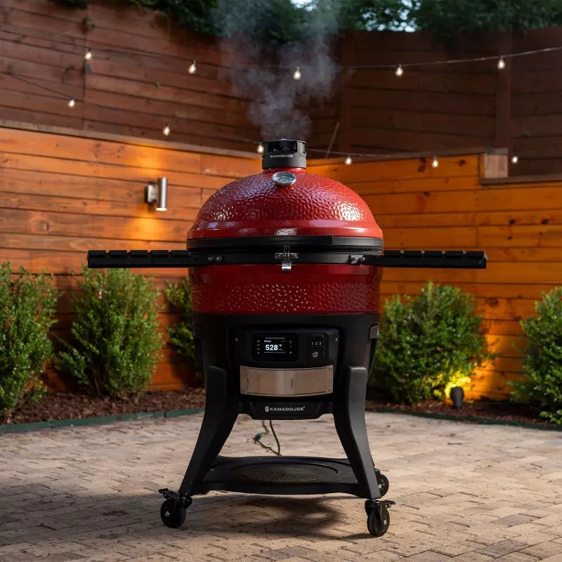 Big Joe Konnected Kamado Joe Ceramic Charcoal BBQ